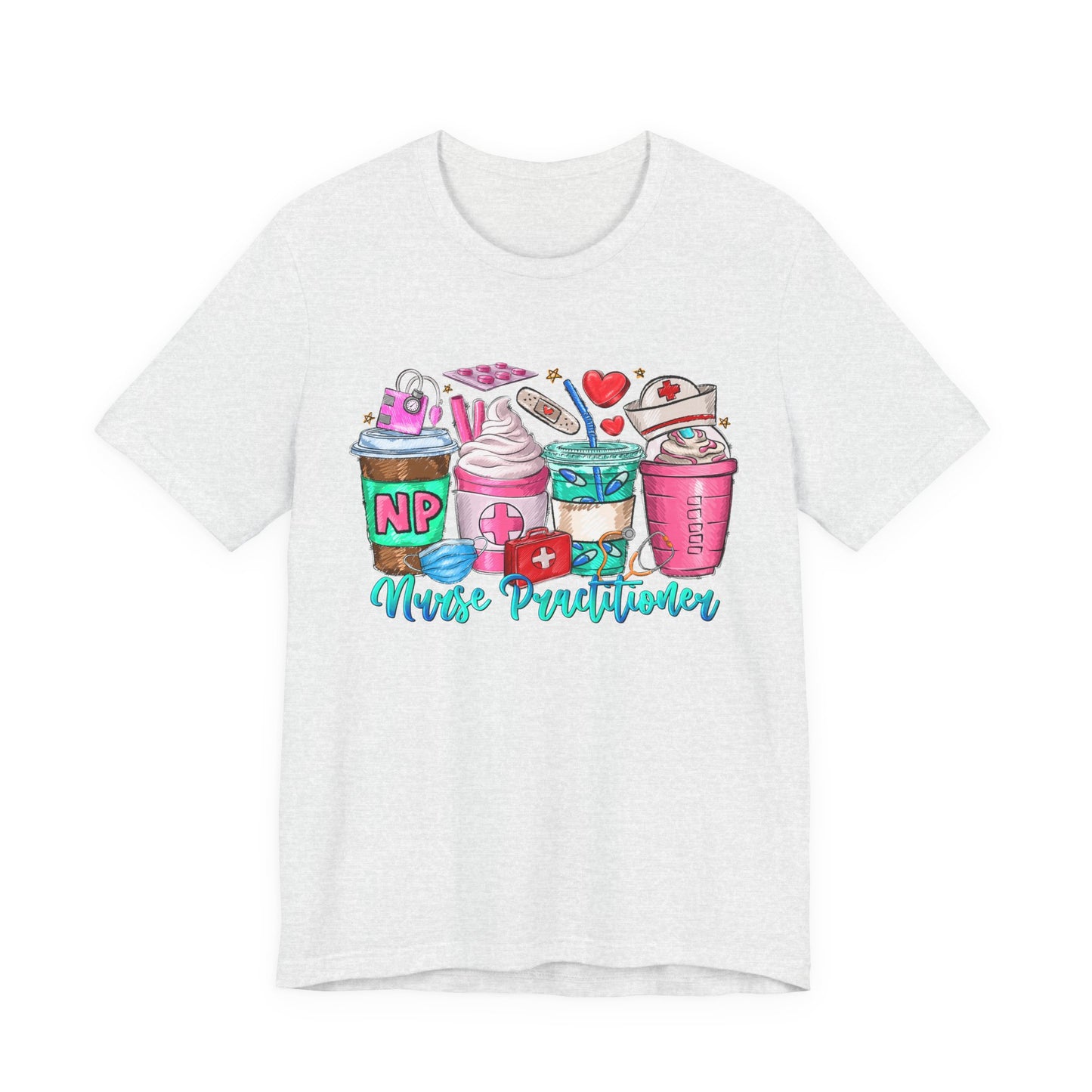 Nurse Practitioner Coffee Crew Tee