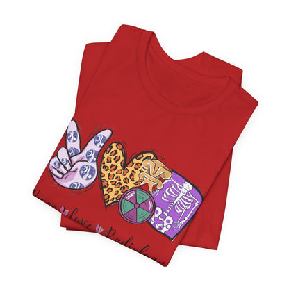 Radiology Peace Love Tee