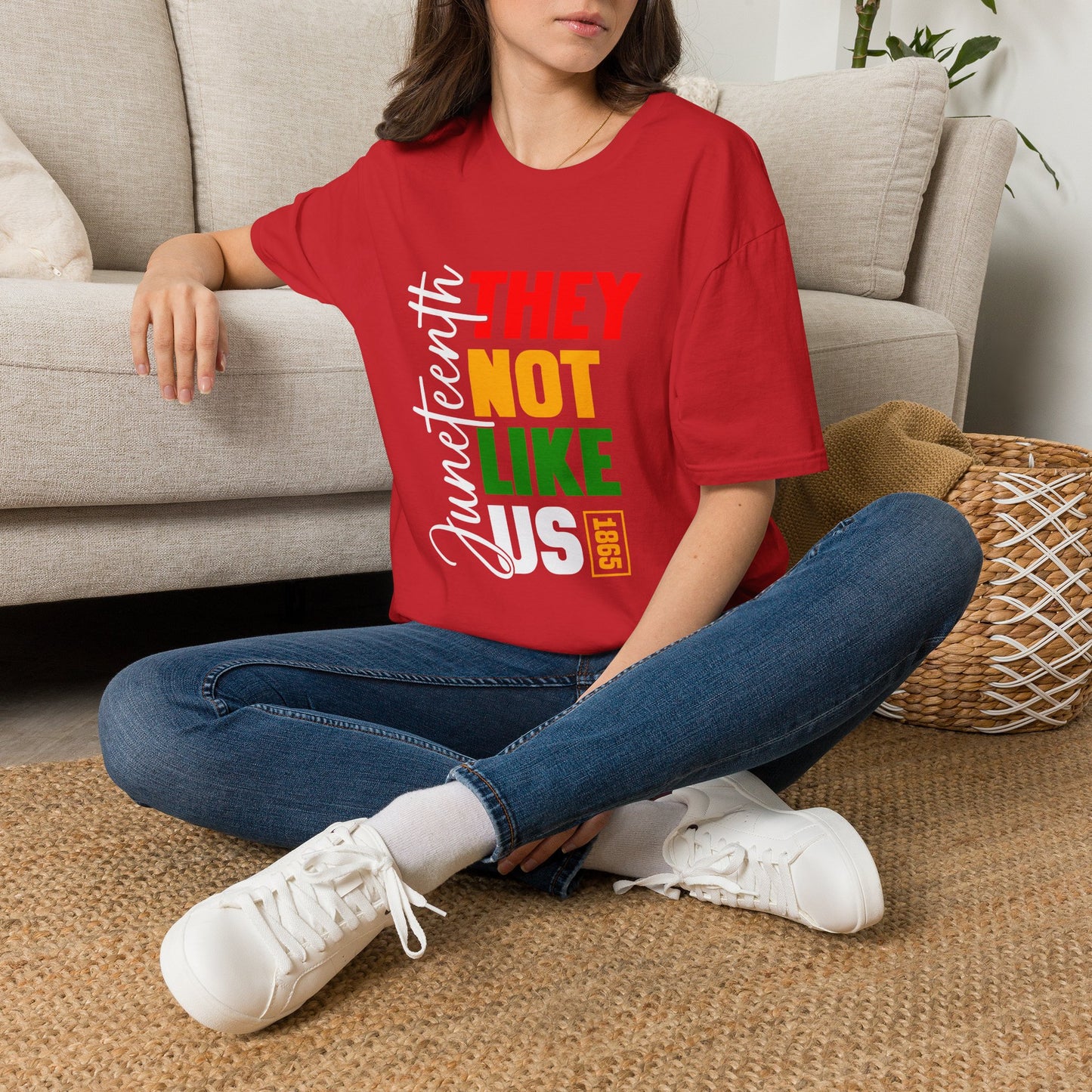 Juneteenth "They Not Like Us" Graphic T-Shirt
